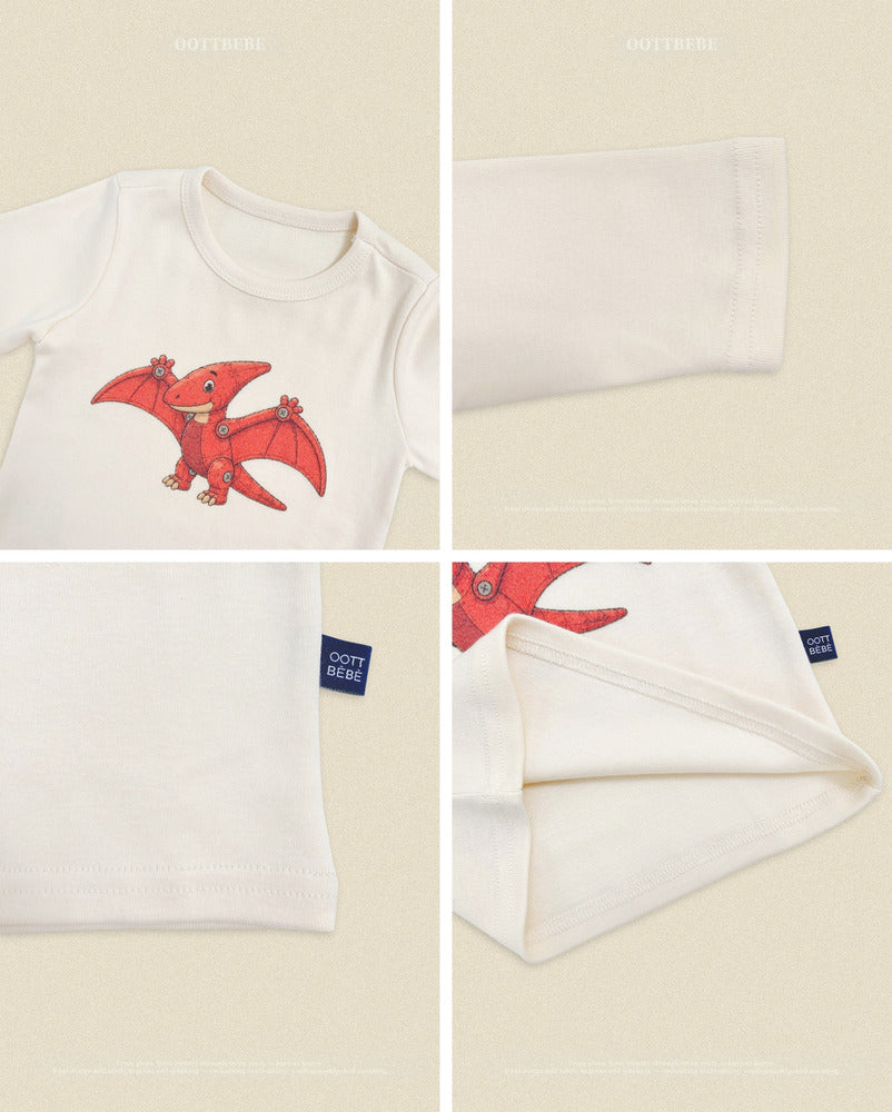 【PRE-ODER〆8.9(sun)】29.Robot Dinosaur Loungewear | oottbebe