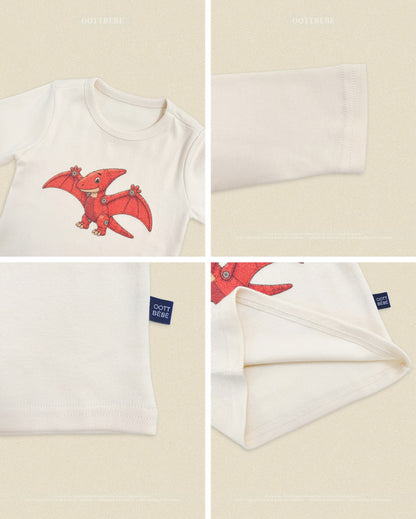 【秋のPRE-ODER 5%OFF】29.Robot Dinosaur Loungewear | oottbebe