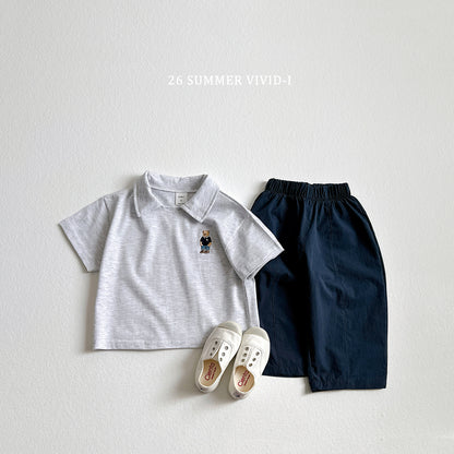 【PREORDER受付終了、ご希望はお問い合わせください。】95.Collar Bear Embroidery Set