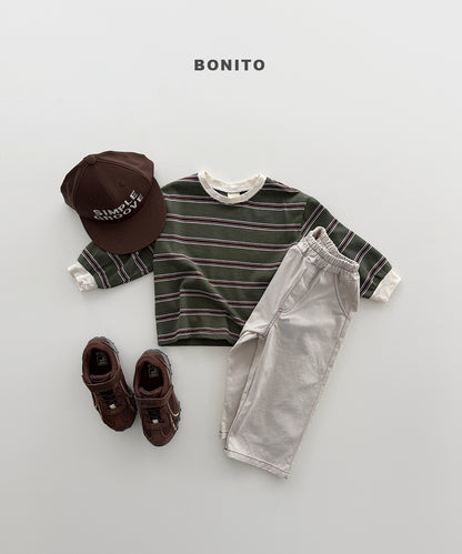 19.Haru Stripe Ribbed T-Shirt