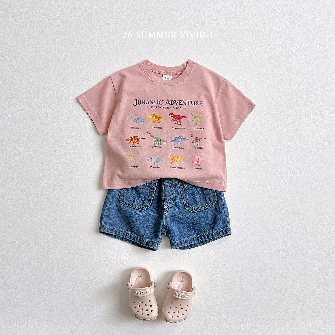 【PREORDER受付終了、ご希望はお問い合わせください。】49.Little Dino ShortSleeve Tee