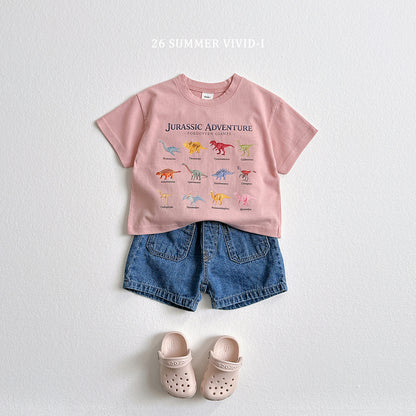 【PREORDER受付終了、ご希望はお問い合わせください。】49.Little Dino ShortSleeve Tee