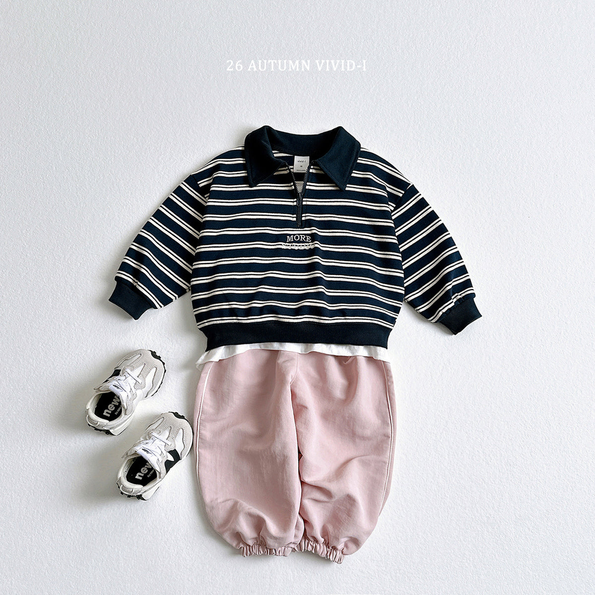 【秋のPRE-ODER 5%OFF】08.Side Stripe Label Windbreaker Jogger Pants