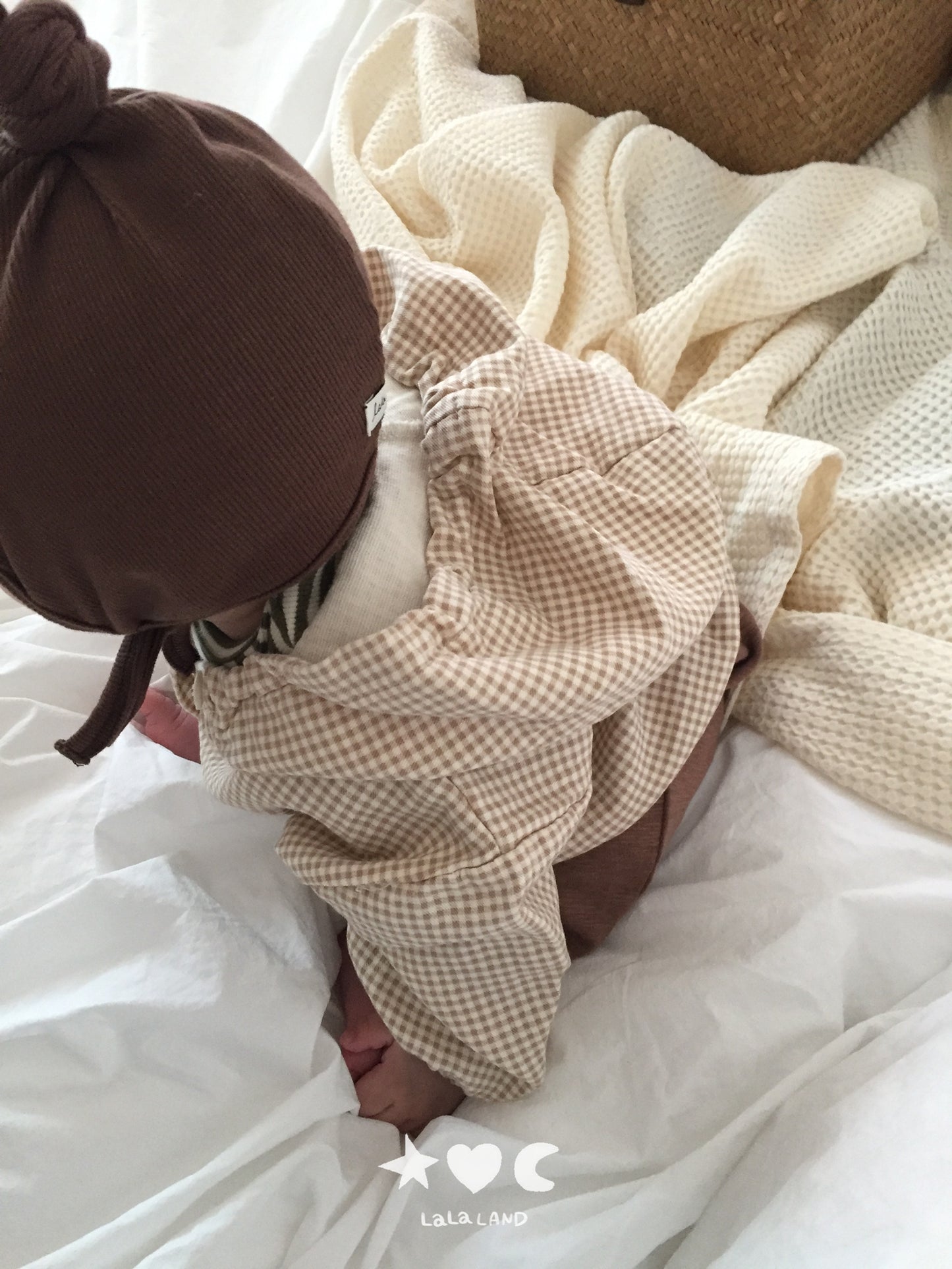 【PRE-ODER〆8.9(sun)】07.Gingham Hood Jumper | lalaland