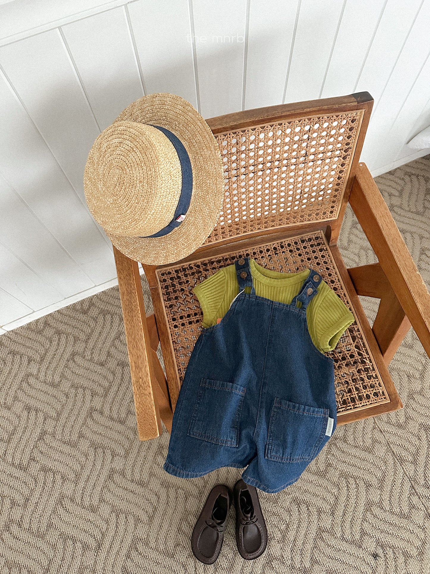 distressed denim overalls | minirobe