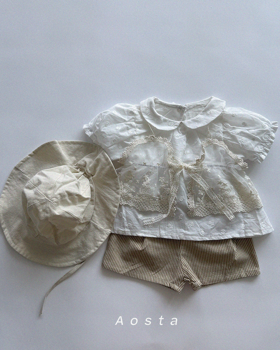 【PREORDER受付終了、ご希望はお問い合わせください。】61.Collar Blouse
