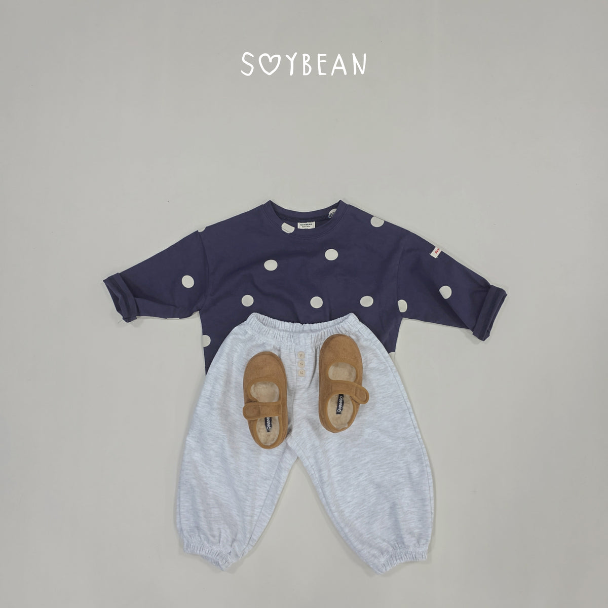 【秋のPRE-ODER 5%OFF】11.Oversized Boxy Dot Tee (7 Sizes)