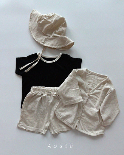 【PREORDER受付終了、ご希望はお問い合わせください。】35.Linen Cardigan