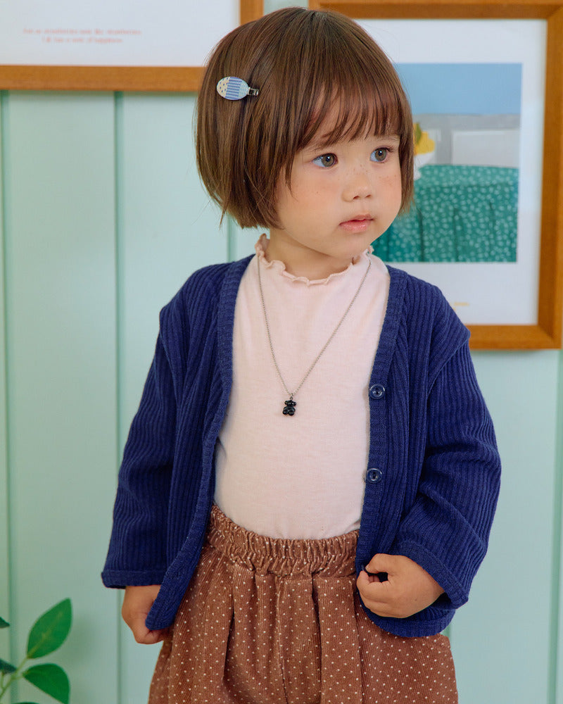 【PRE-ODER〆8.9(sun)】38.Haribo Ribbed Cardigan | oottbebe