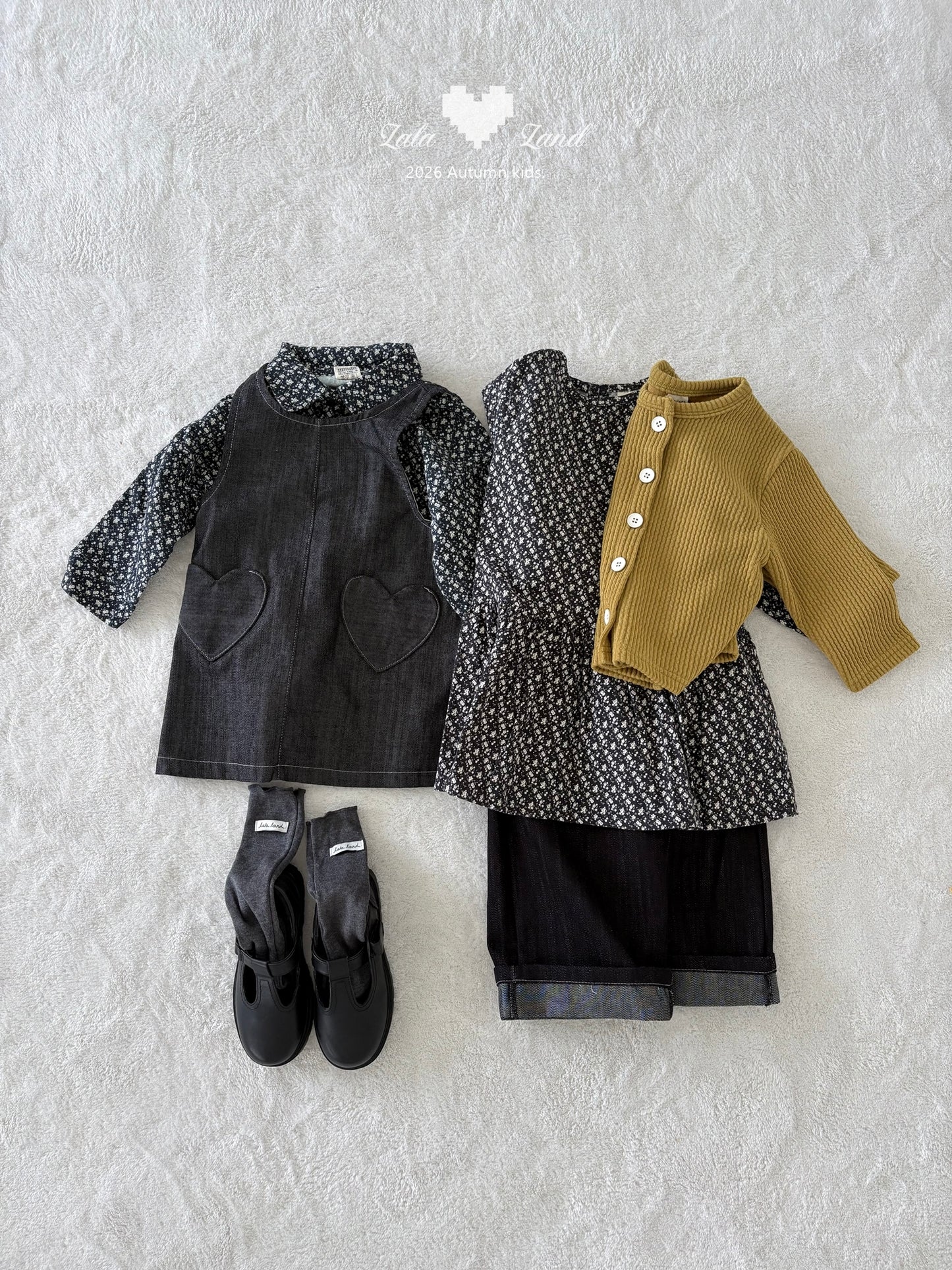 【PRE-ODER〆8.9(sun)】12.Heart-pocket Dress | lalaland