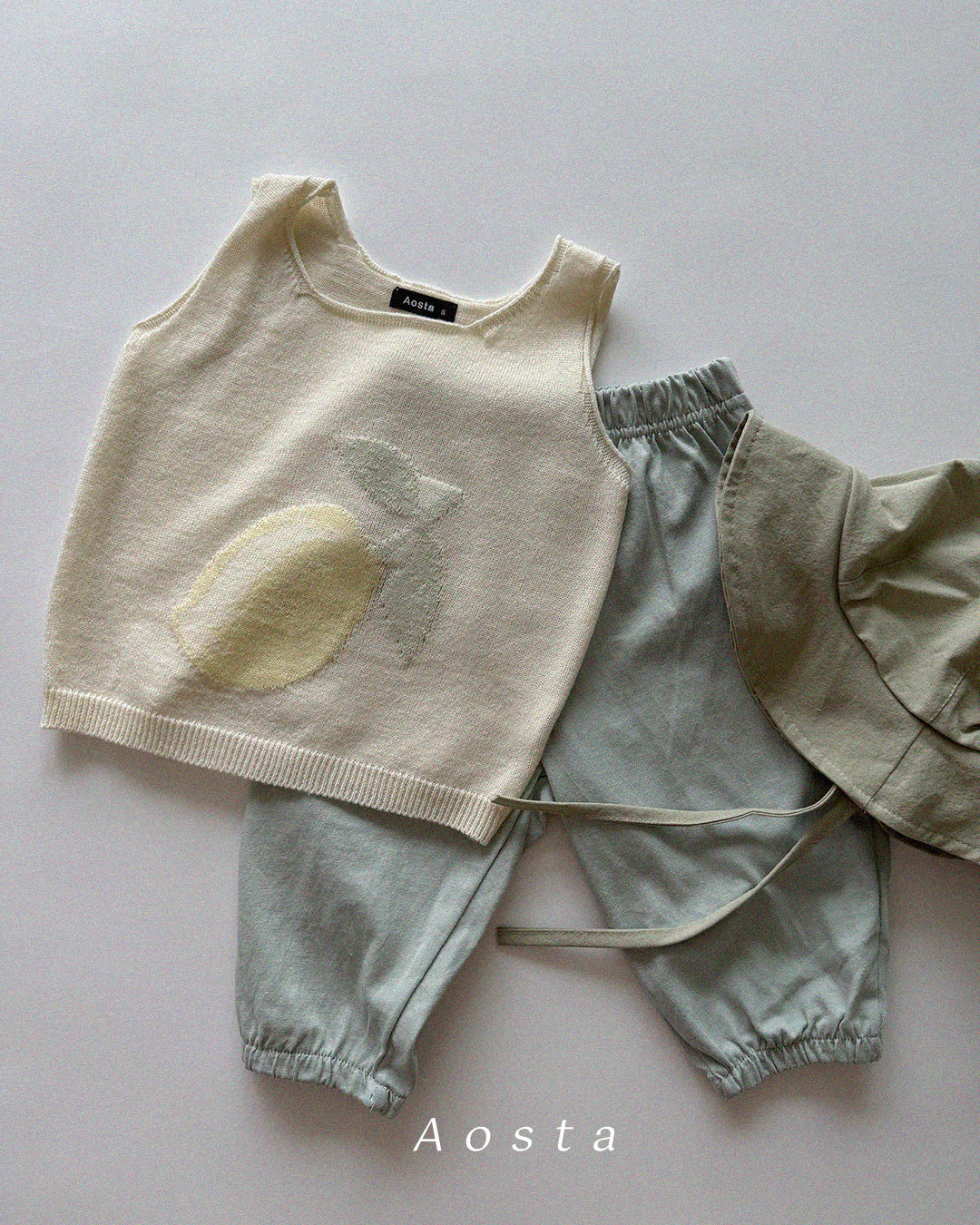 【PREORDER受付終了、ご希望はお問い合わせください。】19.Knit Fruit Vest
