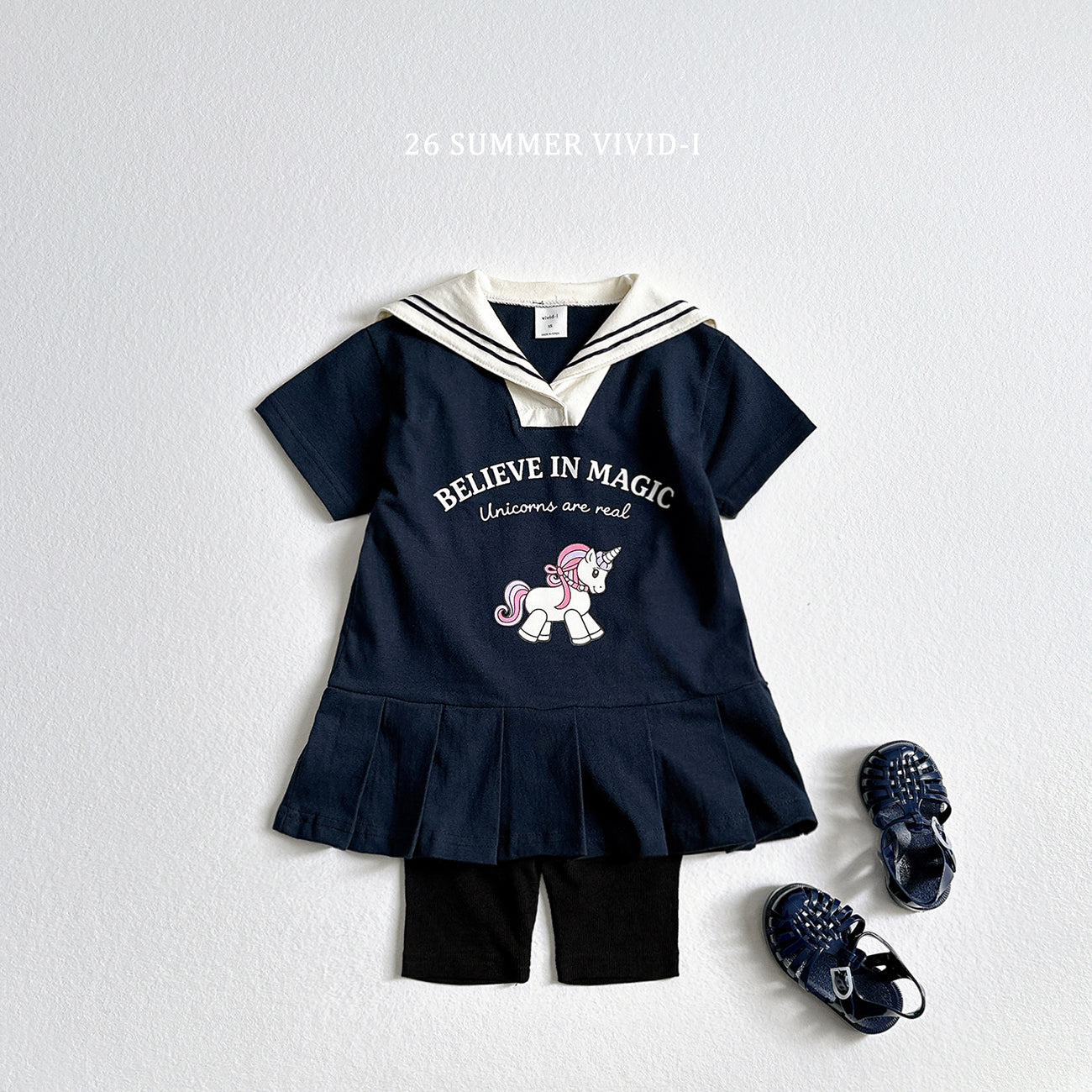 【PREORDER受付終了、ご希望はお問い合わせください。】92.Unicorn Sailor Dress