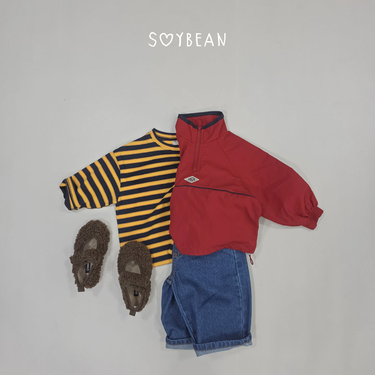 【秋のPRE-ODER 5%OFF】09.Oversized Boxy Stripe Tee (7 Sizes)