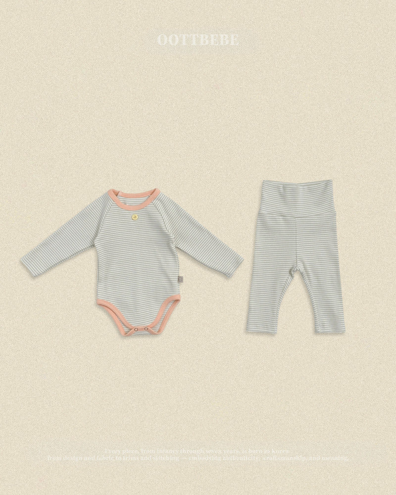 【PRE-ODER〆8.9(sun)】22.(Bebe) Vanilla Latte Romper | oottbebe