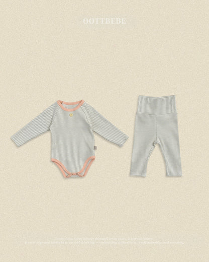 【秋のPRE-ODER 5%OFF】22.(Bebe) Vanilla Latte Romper | oottbebe