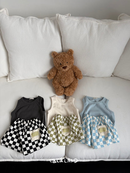 【PREORDER受付終了、ご希望はお問い合わせください。】37.Baby Checkerboard Shorts