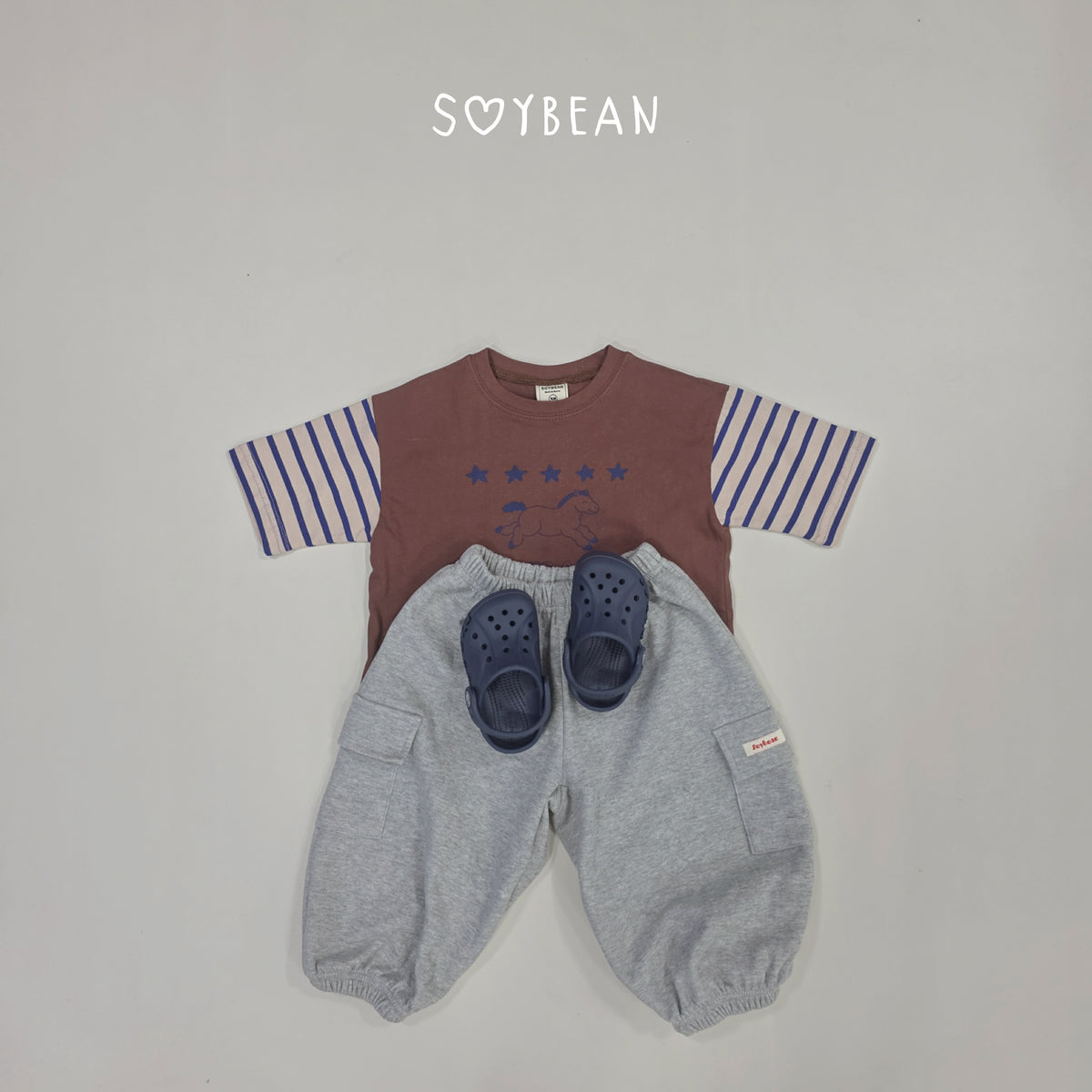 【秋のPRE-ODER 5%OFF】28.Pony Star Cropped Tee (7 Sizes)