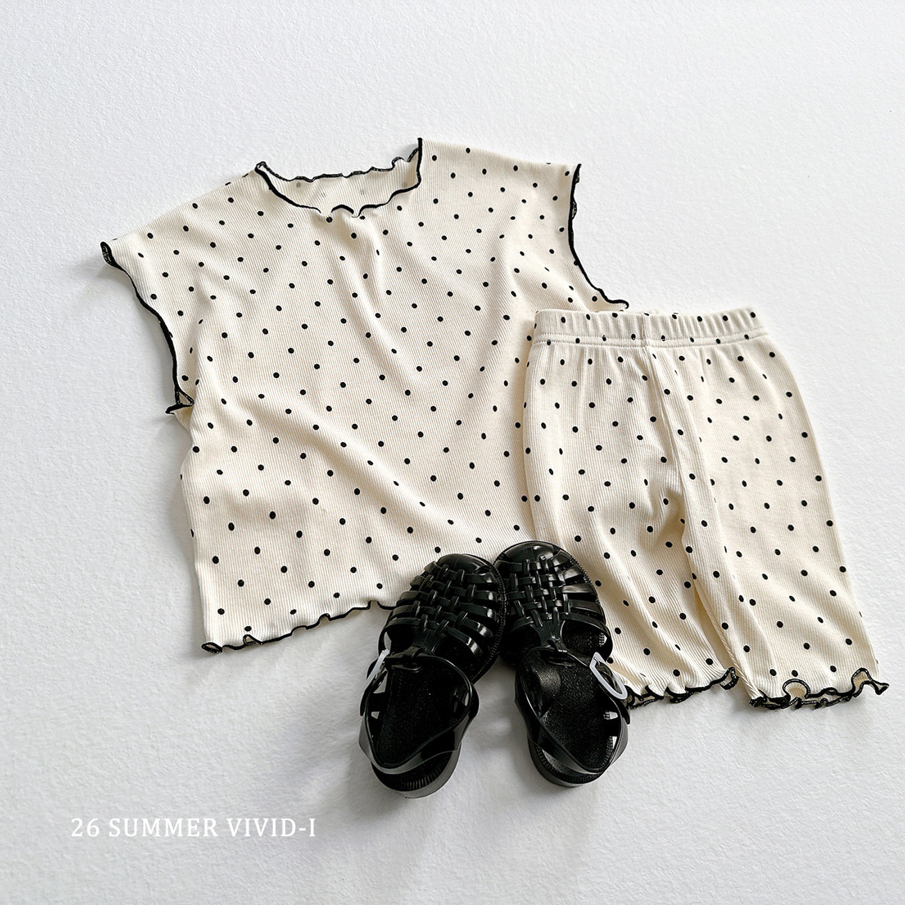 【PREORDER受付終了、ご希望はお問い合わせください。】41.Strawberry Dot Leggings