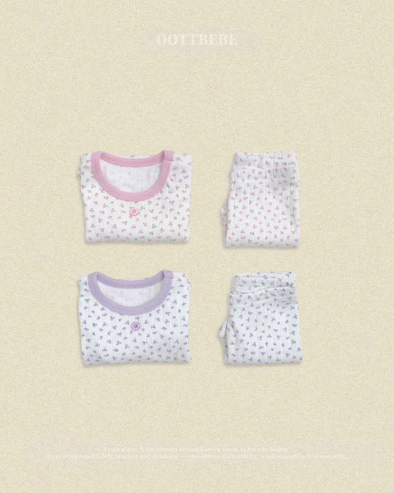 【PRE-ODER〆8.9(sun)】24.Coco Flower Loungewear | oottbebe