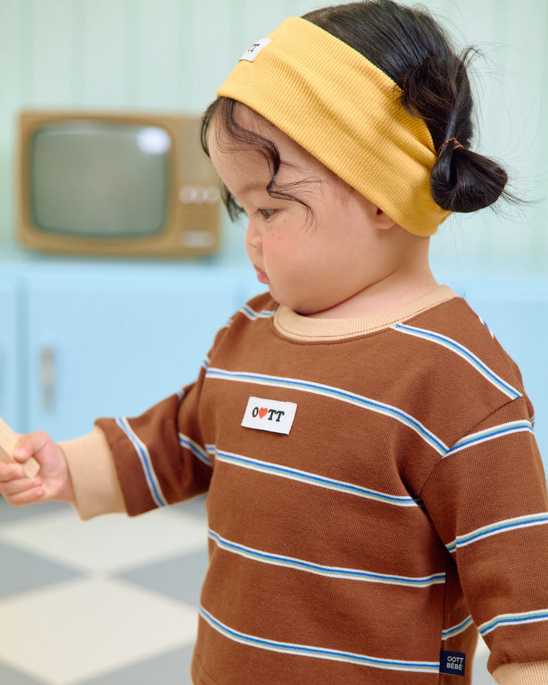 【PRE-ODER〆8.9(sun)】18.Rookie Striped Top & Bottom Set | oottbebe