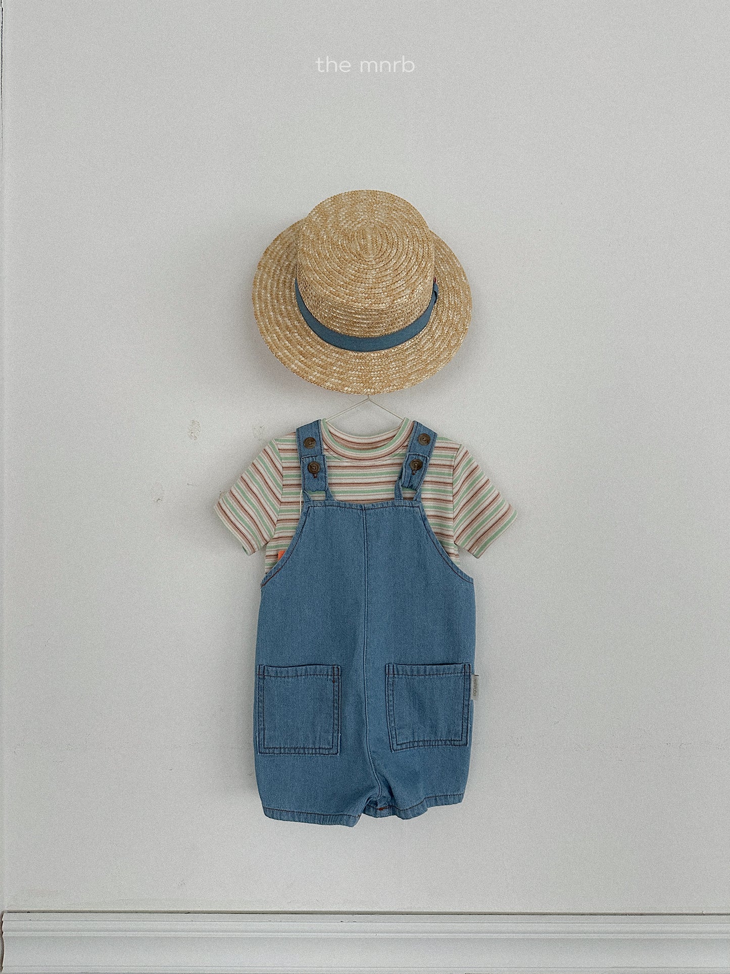 distressed denim overalls | minirobe