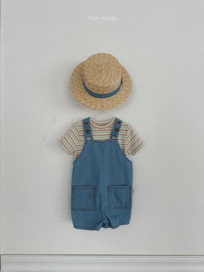 distressed denim overalls | minirobe