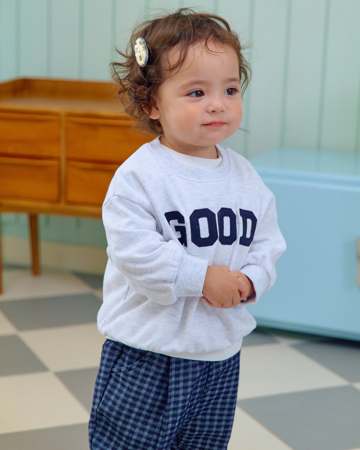 【PRE-ODER〆8.9(sun)】02.GOOD Sweatshirt – Kids | oottbebe