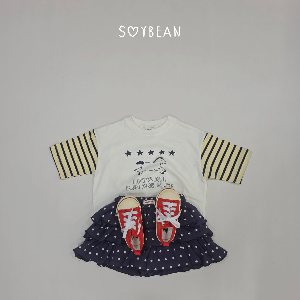 【秋のPRE-ODER 5%OFF】28.Pony Star Cropped Tee (7 Sizes)