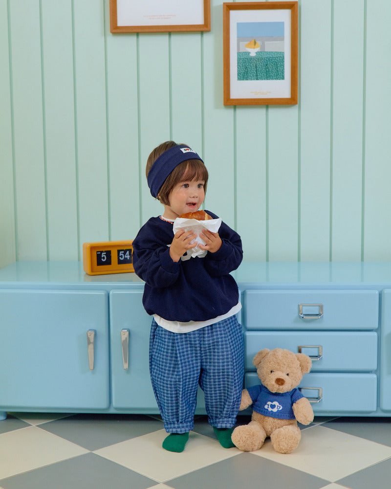【PRE-ODER〆8.9(sun)】48.Denim Check Pants | oottbebe
