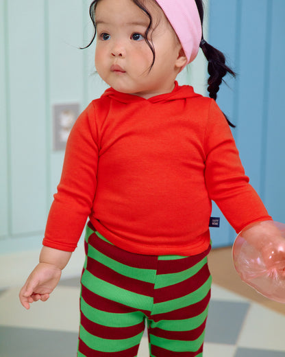 【秋のPRE-ODER 5%OFF】19.Retro Hooded Fitted T-Shirt | oottbebe