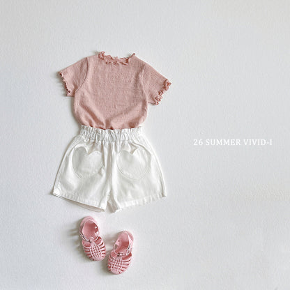 【PREORDER受付終了、ご希望はお問い合わせください。】25.Heart Pocket Shorts