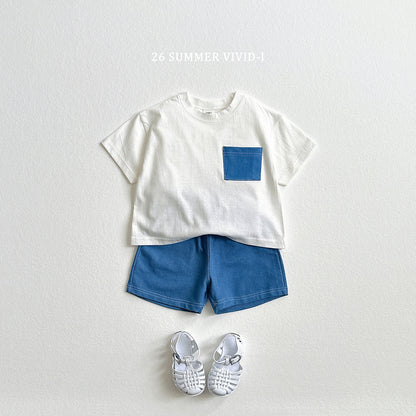 【PREORDER受付終了、ご希望はお問い合わせください。】65.Pocket Denim ShortSleeve Tee