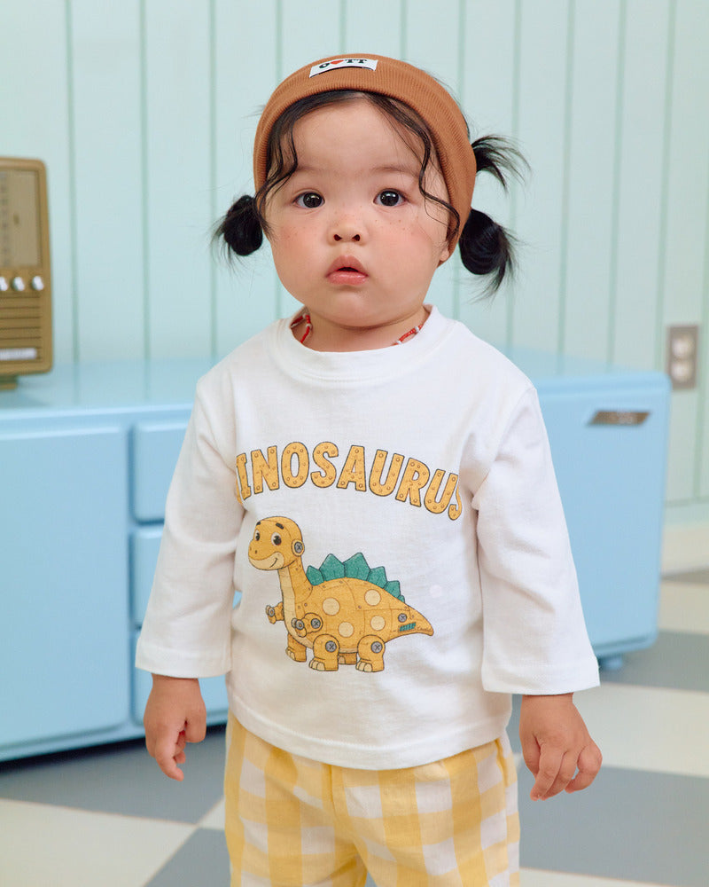 【PRE-ODER〆8.9(sun)】16.(Special Edition) Robot Dinosaur Top & Bottom Set | oottbebe