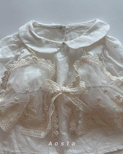 【PREORDER受付終了、ご希望はお問い合わせください。】61.Collar Blouse