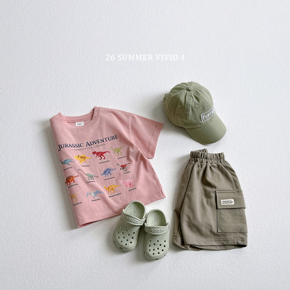 【PREORDER受付終了、ご希望はお問い合わせください。】49.Little Dino ShortSleeve Tee