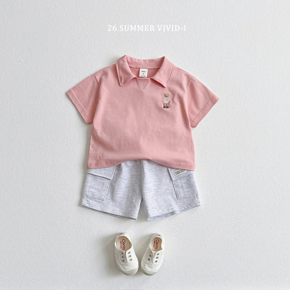 【PREORDER受付終了、ご希望はお問い合わせください。】95.Collar Bear Embroidery Set