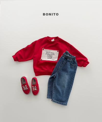 33.Remember Button Sweatshirt