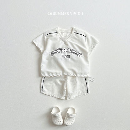 【PREORDER受付終了、ご希望はお問い合わせください。】17.Piping Crinkle Shorts