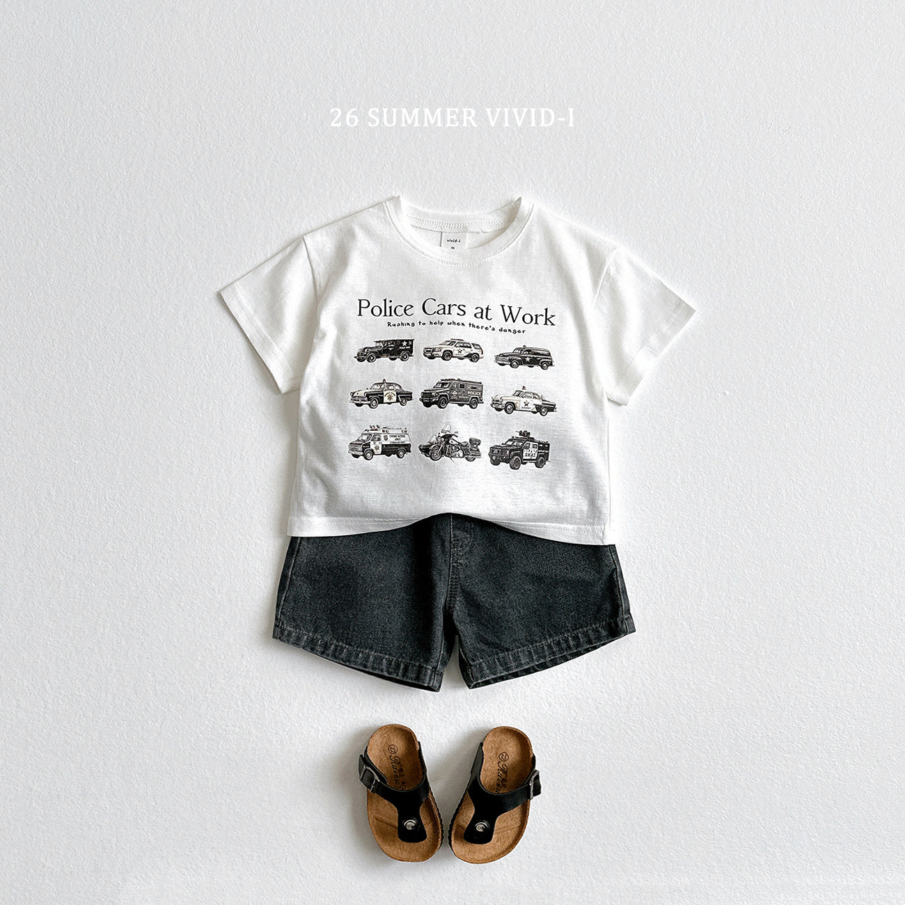 【PREORDER受付終了、ご希望はお問い合わせください。】46.Mini Collar ShortSleeve Tee