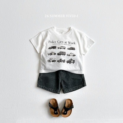【PREORDER受付終了、ご希望はお問い合わせください。】46.Mini Collar ShortSleeve Tee