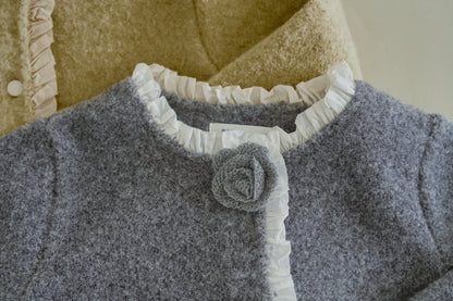［momoann］corsage cardigan
