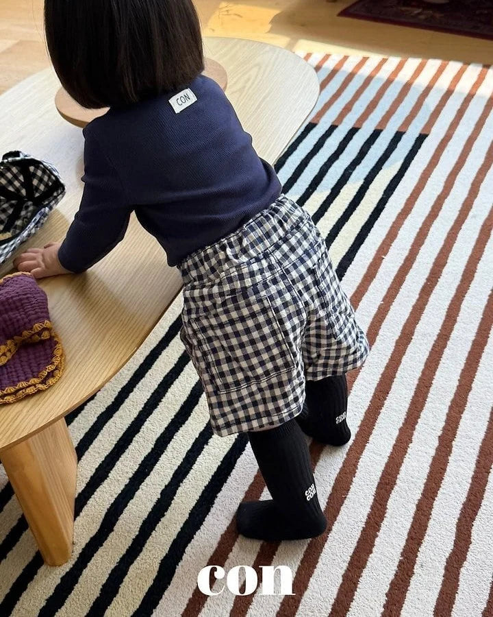 【PRE-ODER〆8.9(sun)】31.CON Check Pants | CON