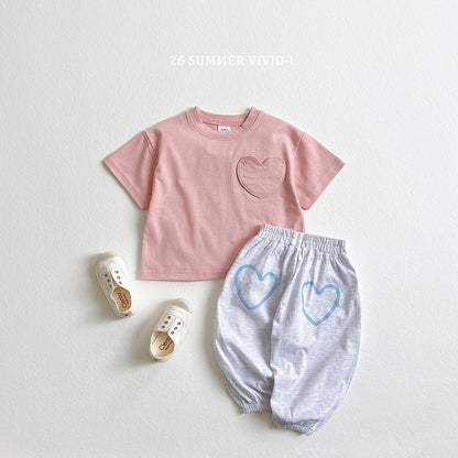 【PREORDER受付終了、ご希望はお問い合わせください。】33.Back Heart Jogger Pants