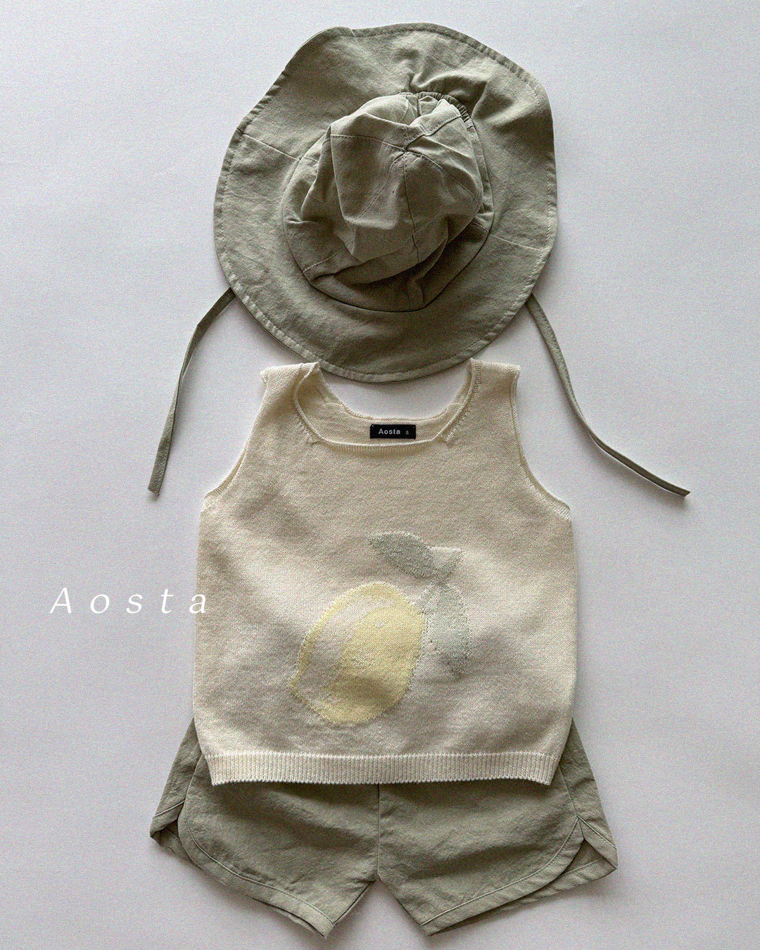【PREORDER受付終了、ご希望はお問い合わせください。】19.Knit Fruit Vest