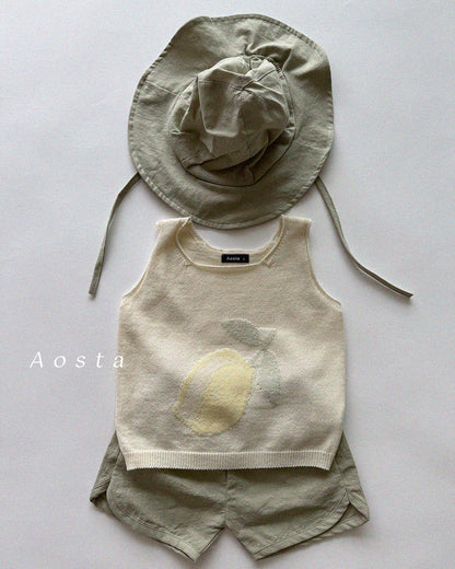 【PREORDER受付終了、ご希望はお問い合わせください。】19.Knit Fruit Vest