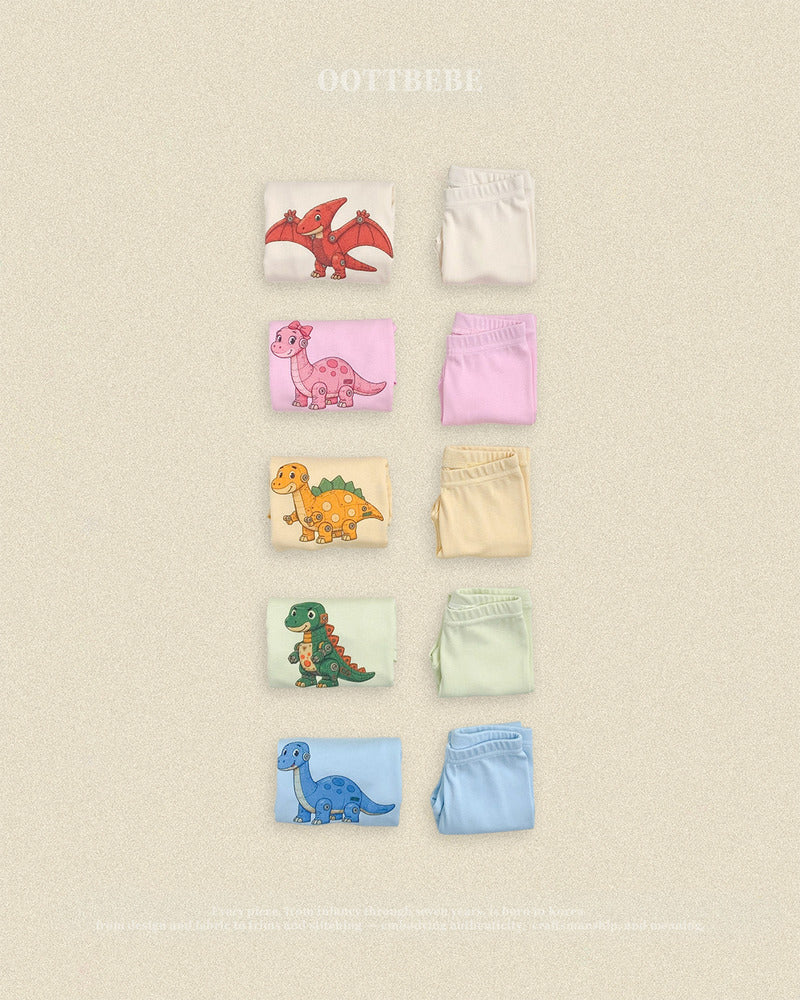【PRE-ODER〆8.9(sun)】29.Robot Dinosaur Loungewear | oottbebe