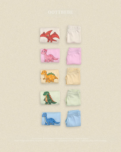 【秋のPRE-ODER 5%OFF】29.Robot Dinosaur Loungewear | oottbebe