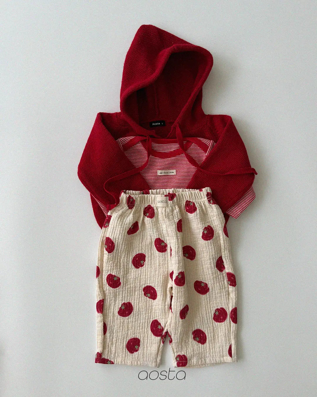 【秋のPRE-ODER 5%OFF】10.Knit Cookie Hoodie