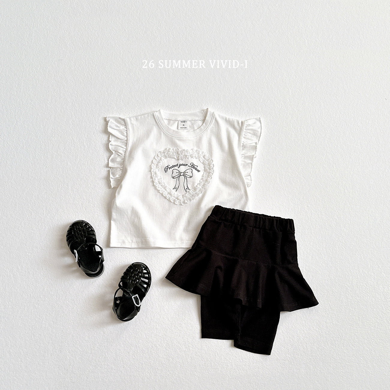 【PREORDER受付終了、ご希望はお問い合わせください。】36.Madeleine 5分丈 Skirt Leggings