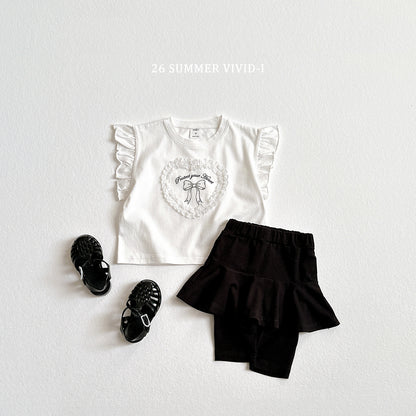 【PREORDER受付終了、ご希望はお問い合わせください。】36.Madeleine 5分丈 Skirt Leggings